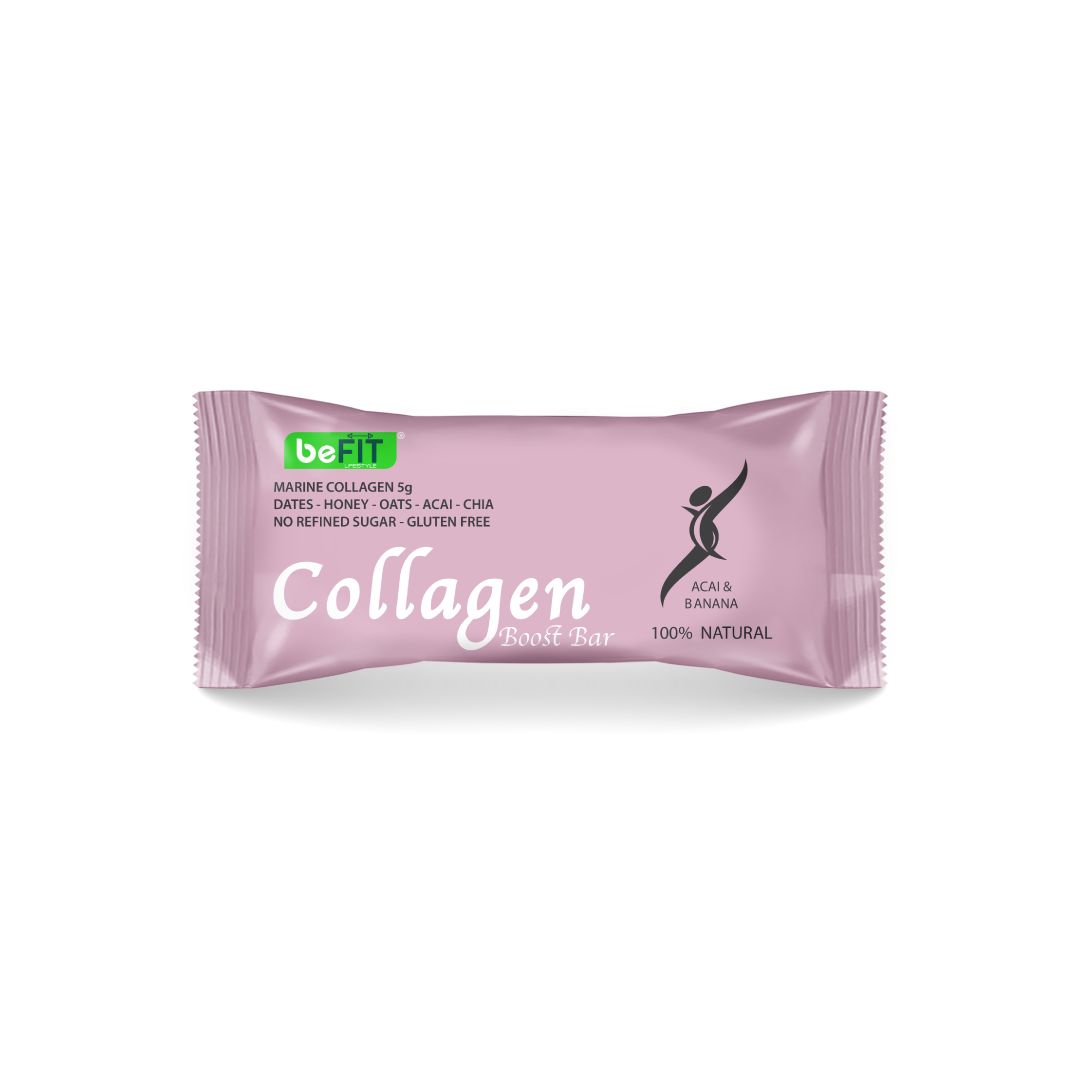 beFIT Collagen Bar Acai & Banana - 12pcs Box (540gm)