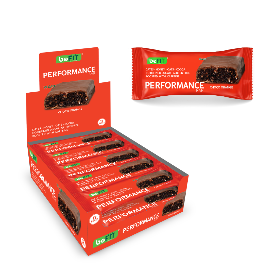 beFIT Performance Bar Choco Orange - 12pcs Box (540gm)