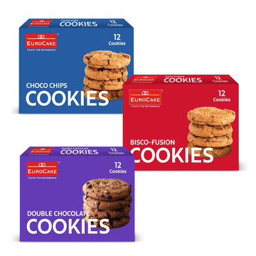 Cookies Bundle Bisco Fusion, Double Chocolate and Chocolate Chip