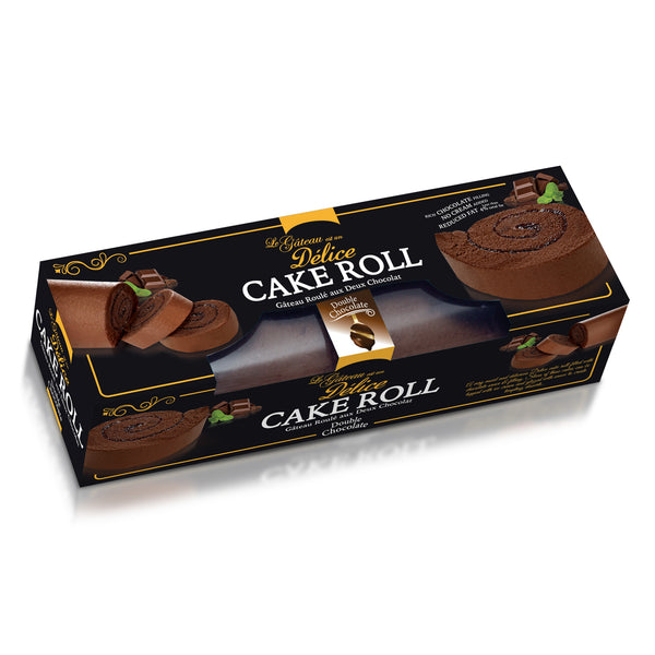Delice Double Chocolate Cake Roll 320gm