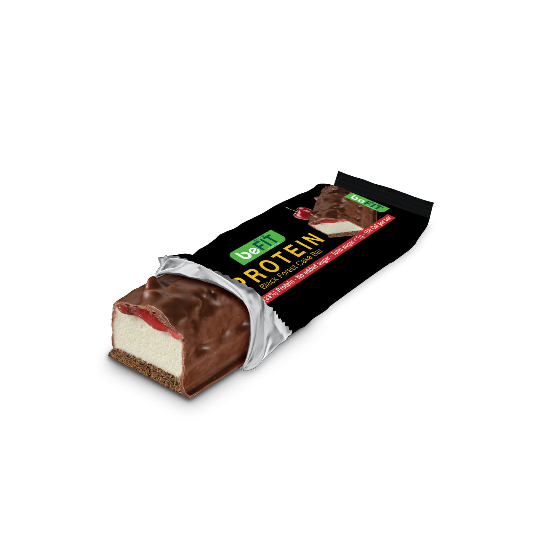 beFIT Protein Cake Bar Black Forest - 3pcs Box (135gm)