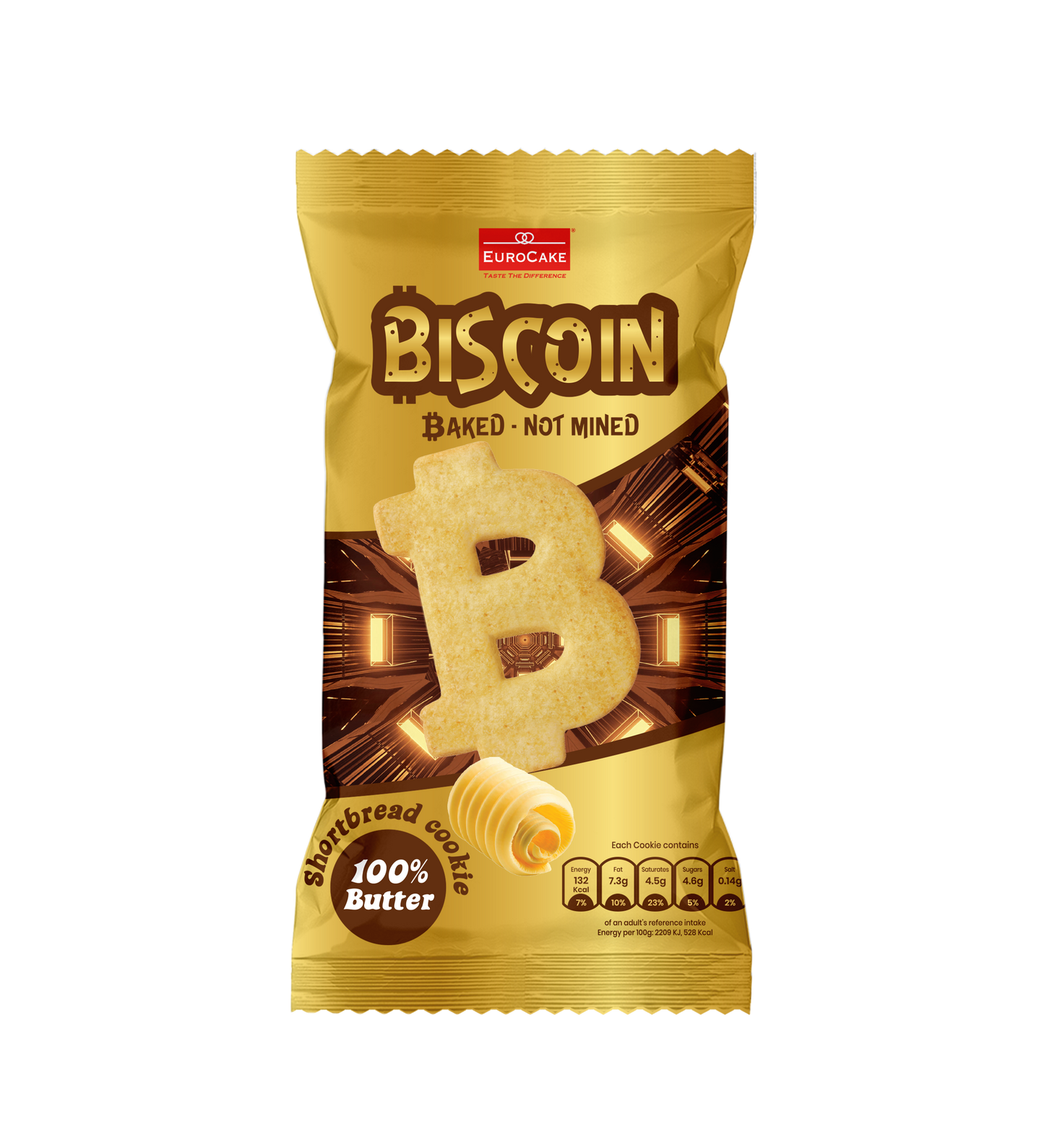 Biscoin Shortbread Cookie 100% Butter 25gm