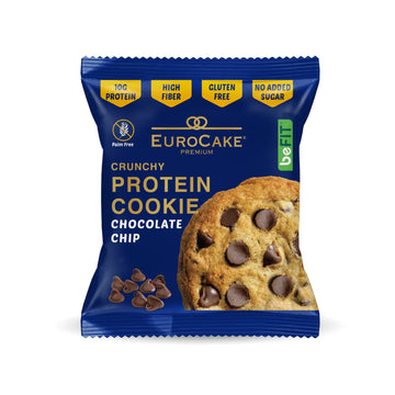 Eurocake Premium Chocolate Chip Crunchy Protein Cookies