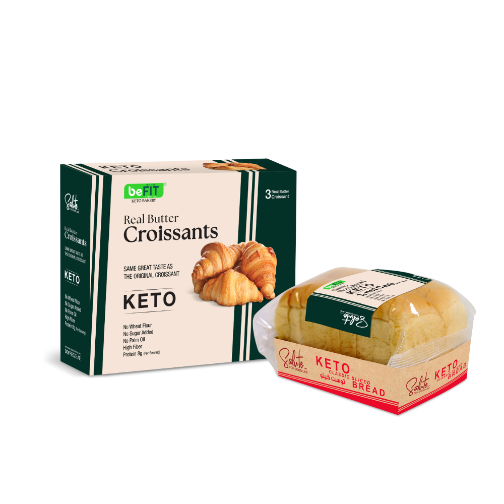 Befit Keto Classic Sliced Bread & Croissants Bundle (Limited Time Offer)