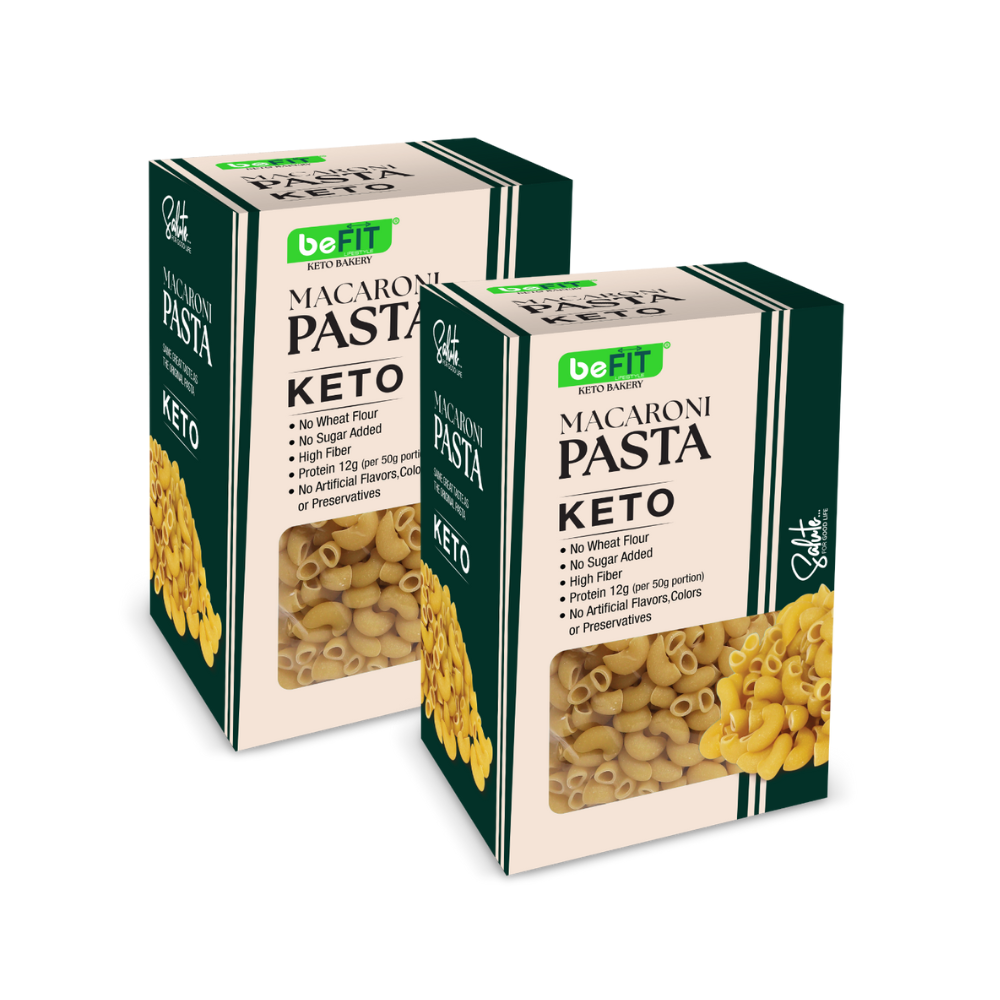 Befit Macaroni Keto Pasta - Pack of 2 - 400gm