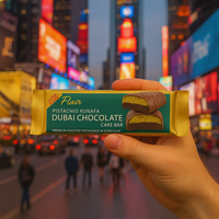 Flair Dubai Pistachio Kunafa Chocolate Cake Bar - 12pcs Box (660gm)