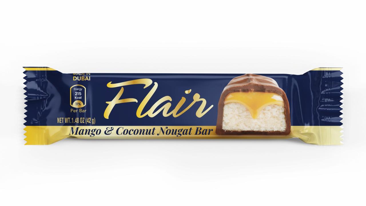 Flair Coconut Soft Nougat with Mango Filling 42gm