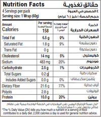 BeFit Pita Wrap Lower Carb Keto