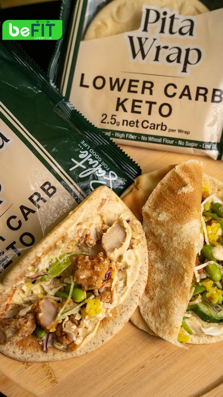 BeFit Pita Wrap Lower Carb Keto 20gm + BeFit Brown Pita Wrap Lower Carb Keto @20%Off