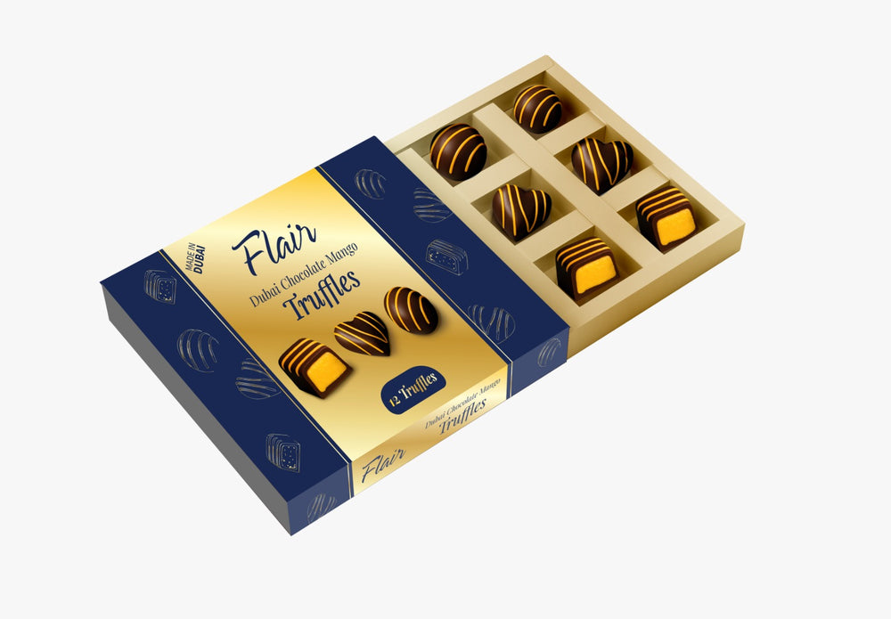 Flair Dubai Chocolate Mango Truffles Gift Box