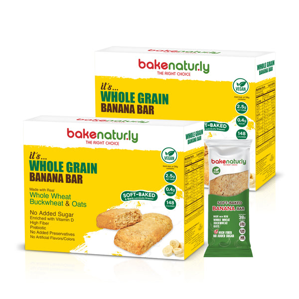 Bake Naturly Banana Soft-Baked Breakfast & Healthy Bar x2 (PROMO)