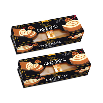Delice Caramel Cake Roll x 2