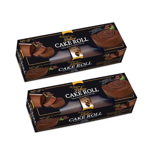Delice Double Chocolate Cake Roll - Pack of 2 (320gm)