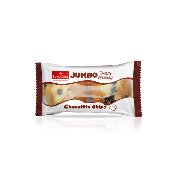 Eurocake Jumbo Twin Cake Chocolate Chips 24pc Tray