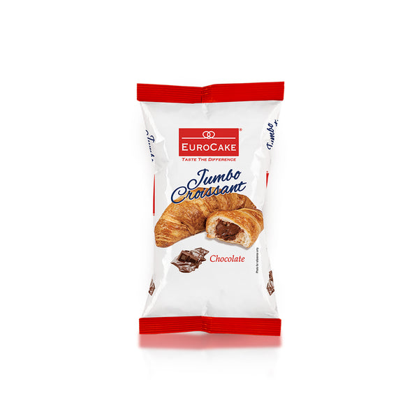 Eurocake Jumbo Croissant Chocolate 24pc Tray
